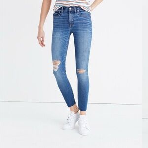 Madewell 9" High-Rise Skinny Crop Jeans in Bruce Wash Size 26
